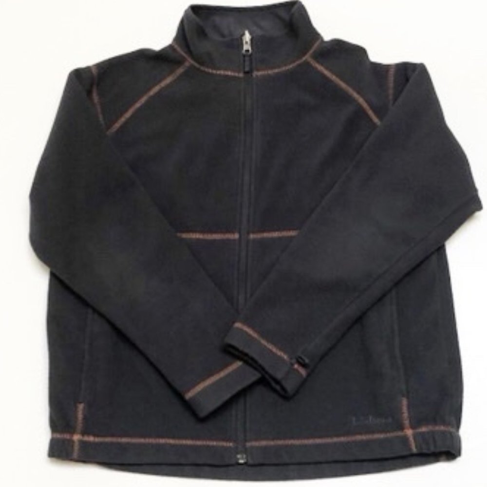 LL BEAN Kids Fleece Zip Up Jacket L (14-16)